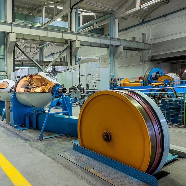 Cable and wire manufacturing scene