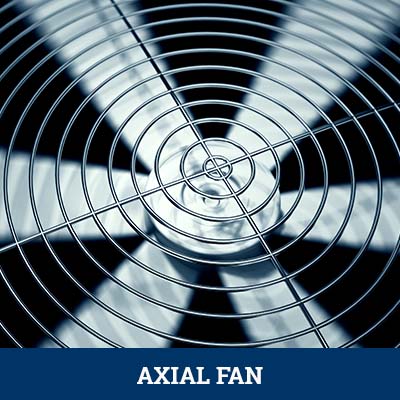 Top View of an axial fan