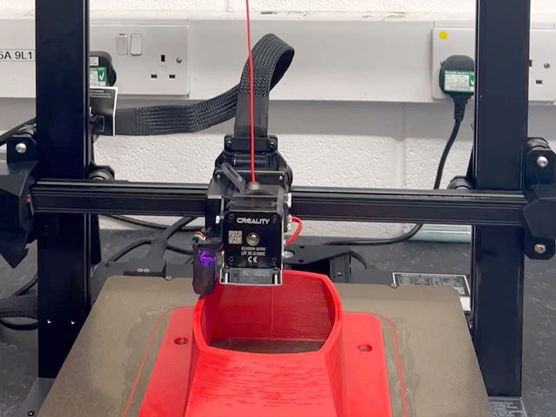 ACI 3D Printer building a prototype