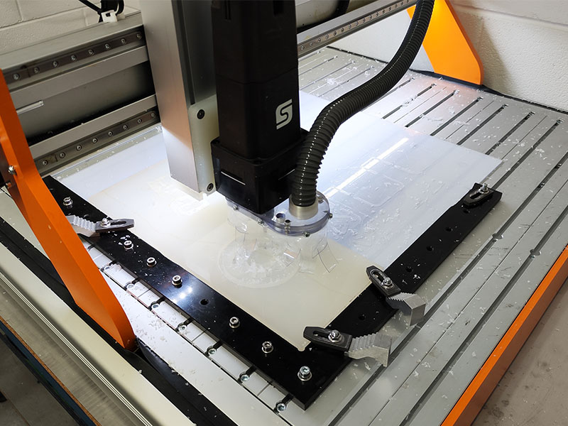 CAM Machine CAM machine building a part