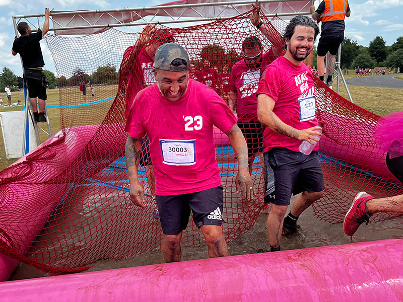 Race for Life 6 ACI on assault course for Cancer Research
