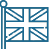 flat icon of Union Jack