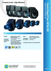 Data Sheet for HF Narrow Fan