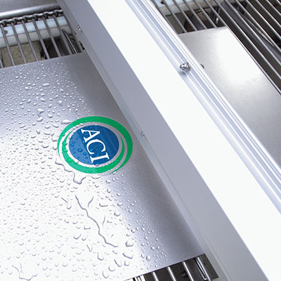 ACI Air Knife Air knife drying a metal sheet
