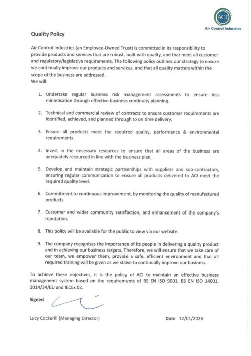 Quality_Policy_2026 Quality Policy Document